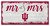 Indiana Hoosiers Script Mr. & Mrs. Sign