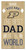 Purdue Boilermakers Best Dad in the World 6" x 12" Sign