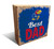 Kansas Jayhawks Best Dad 6" x 6" Block