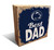 Penn State Nittany Lions Best Dad 6" x 6" Block