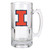 Illinois Fighting Illini College 1 Liter Glass Macho Mug