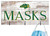 North Dakota State Bison 6" x 12" Mask Holder