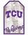 Texas Christian Horned Frogs Welcome Team Tag 11" x 19" Sign