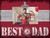 Alabama Crimson Tide Best Dad Wall Art