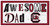 South Carolina Gamecocks Awesome Dad 6" x 12" Sign