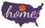 Clemson Tigers USA Cutout Sign