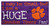 Clemson Tigers Huge Fan 6" x 12" Sign