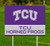 Texas Christian Horned Frogs Team Name Yard Sign
