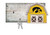 Iowa Hawkeyes 6" x 12" Team Barn Key Holder Sign