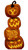 BYU Cougars Pumpkin Stack 31" Leaner