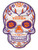 Clemson Tigers 12" Sugar Skull Sign