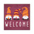 Virginia Tech Hokies Welcome Gnomes 10" x 10" Sign
