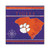 Clemson Tigers Coordinates 10" x 10" Sign