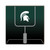 Michigan State Spartans Goal Gradient 10" x 10" Sign