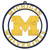 Michigan Wolverines Team Logo Cutout Door Hanger