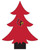 Louisville Cardinals 12" Team Color Desktop Tree