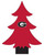 Georgia Bulldogs 6" Team Color Desktop Tree