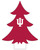 Indiana Hoosiers 6" Team Color Desktop Tree