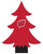 Wisconsin Badgers 6" Team Color Desktop Tree