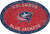 Columbus Blue Jackets 46" Team Color Oval Sign