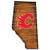 Calgary Flames 12" Roadmap State Sign