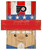 Philadelphia Flyers 19" x 16" Patriotic Head