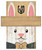 Vegas Golden Knights 19" x 16" Easter Bunny Head