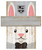 Los Angeles Kings 19" x 16" Easter Bunny Head