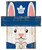 Toronto Maple Leafs 6" x 5" Easter Bunny Head