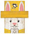 Pittsburgh Penguins 6" x 5" Easter Bunny Head