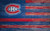 Montreal Canadiens 11" x 19" Distressed Flag Sign