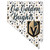 Vegas Golden Knights 24" Floral State Sign