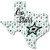 Dallas Stars 12" Floral State Sign