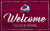 Colorado Avalanche Team Color Welcome Sign