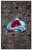 Colorado Avalanche 11" x 19" City Map Sign