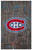 Montreal Canadiens 11" x 19" City Map Sign