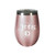 Winnipeg Jets 10 oz. Rose Gold Blush Wine Tumbler