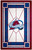 Colorado Avalanche 11" x 19" Stained Glass Sign