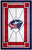 Columbus Blue Jackets 11" x 19" Stained Glass Sign