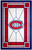 Montreal Canadiens 11" x 19" Stained Glass Sign