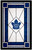 Toronto Maple Leafs 11" x 19" Stained Glass Sign