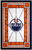 Edmonton Oilers 11" x 19" Stained Glass Sign