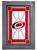Carolina Hurricanes Stained Glass with Frame