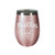 Chicago Bulls 10 oz. Rose Gold Blush Wine Tumbler