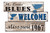 St. Louis Blues Welcome 3 Plank Sign