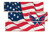 Washington Capitals Flag 3 Plank Sign