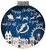 Tampa Bay Lightning 12" Christmas Village Wall Art