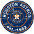 Houston Astros Distressed Round Sign