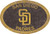 San Diego Padres 46" Team Color Oval Sign