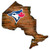 Toronto Blue Jays 12" Roadmap State Sign